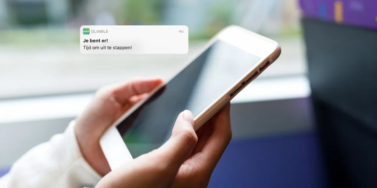 Reisassistent reizen met de trein De glimble reisassistent navigeert je van A naar B