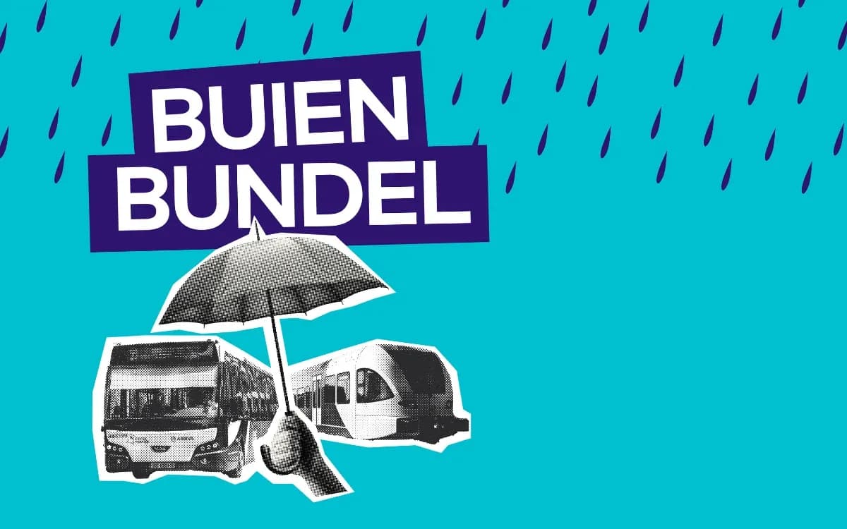 Scholieren buienbundel Voordelig en droog naar school met de buienbundel