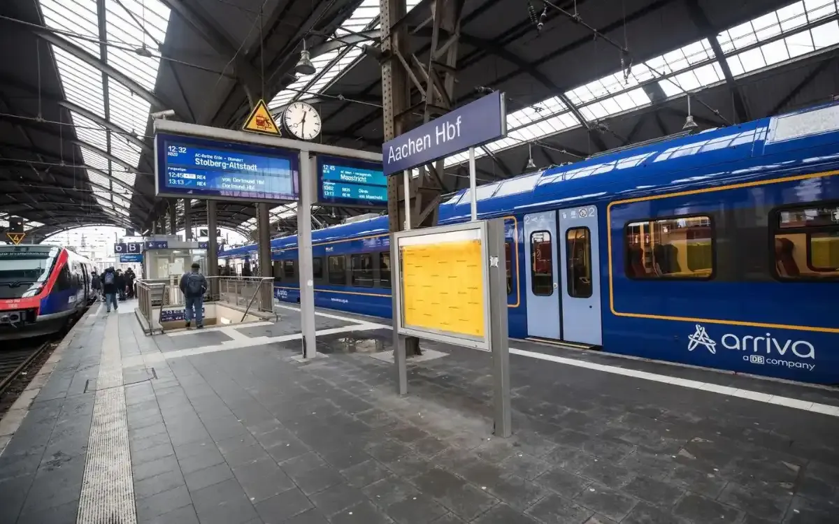 Met de trein naar Aken Reis met glimble met de trein van Maastricht naar Aken.