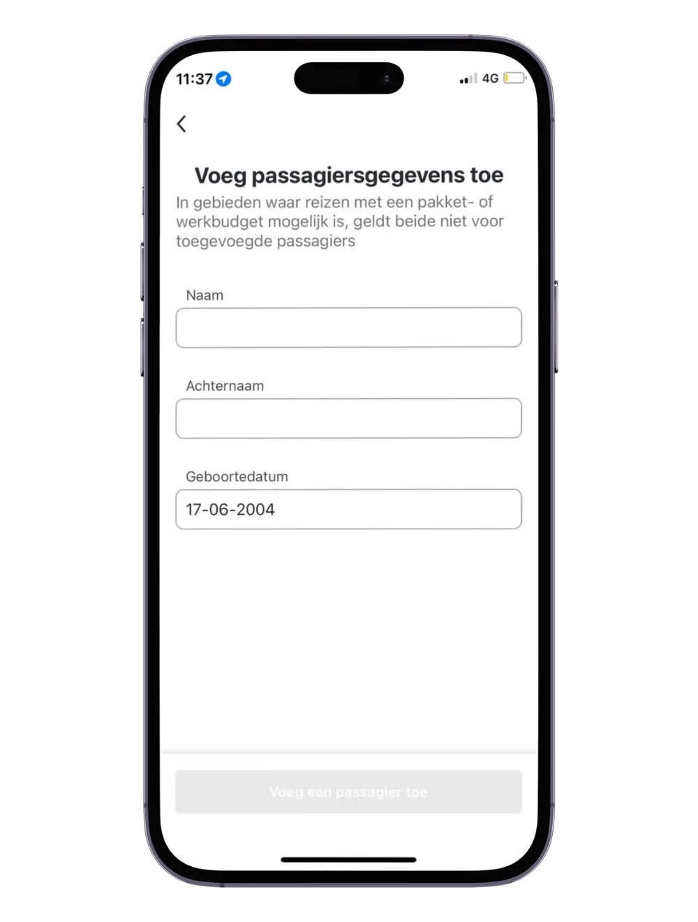 Stap 3 groepsticket kopen